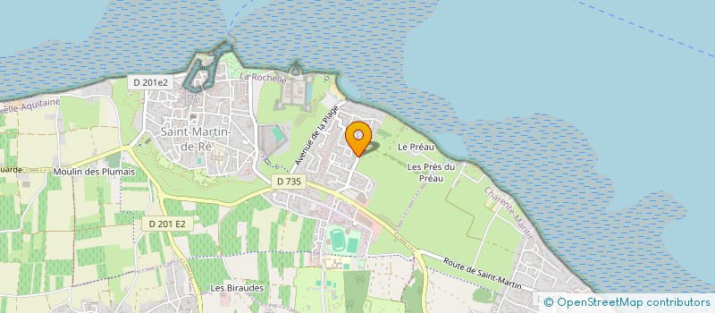 localisation de l'entreprise PHARMACIE RE LA BLANCHE  SAINT-MARTIN-DE-RE