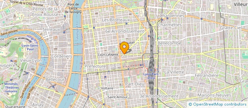 localisation de l'entreprise PHARMACIE RECAMIER  LYON