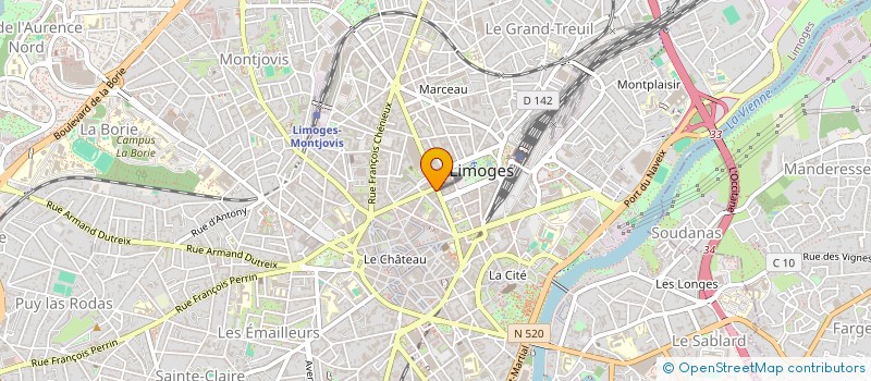 localisation de l'entreprise PHARMACIE RENAISSANCE 87 à LIMOGES