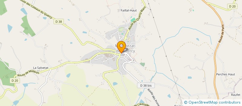 localisation de l'entreprise PHARMACIE RESSEGUIER  MONTPEZAT-DE-QUERCY