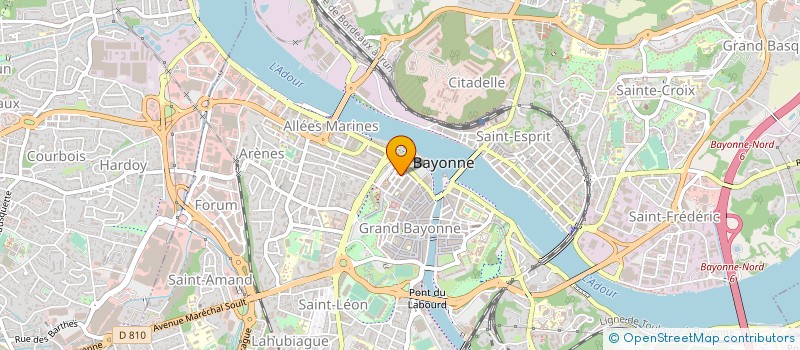 localisation de l'entreprise PHARMACIE RICHARTE  BAYONNE