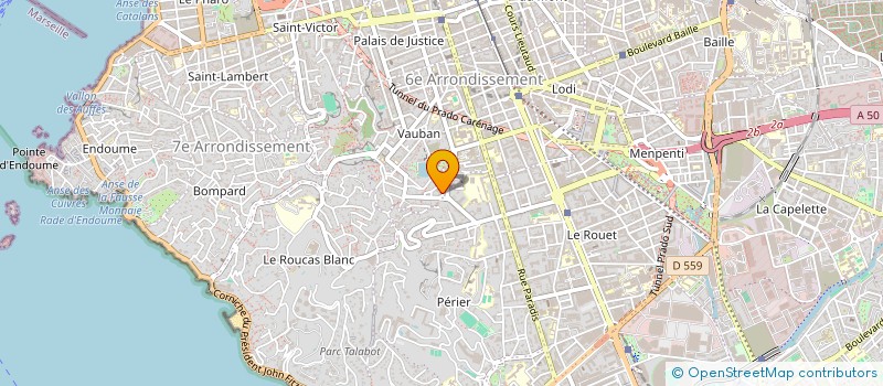 localisation de l'entreprise PHARMACIE RICHAUD à MARSEILLE
