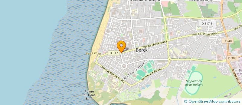 localisation de l'entreprise PHARMACIE RIGAUX LESTAVEL  BERCK