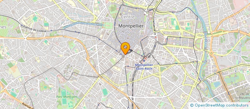 localisation de l'entreprise PHARMACIE RONDELET à MONTPELLIER