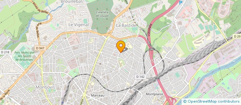 localisation de l'entreprise PHARMACIE RONSARD à LIMOGES