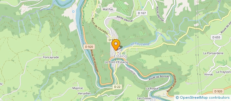 localisation de l'entreprise PHARMACIE ROQUELAURE STEPHANIE  ESTAING