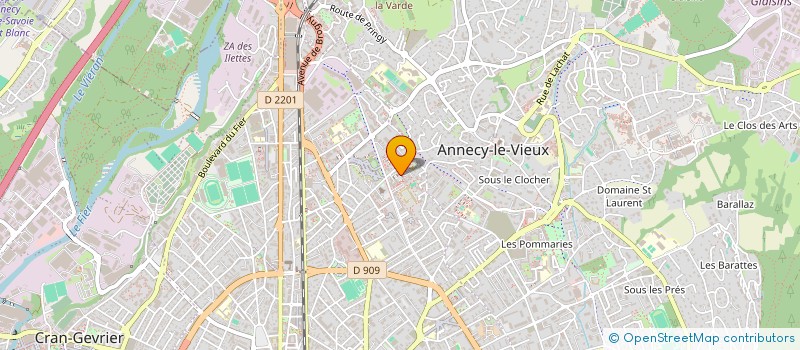 localisation de l'entreprise PHARMACIE ROTA  ANNECY