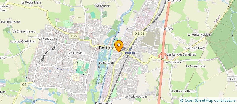 localisation de l'entreprise PHARMACIE ROUE-BLAYO  BETTON