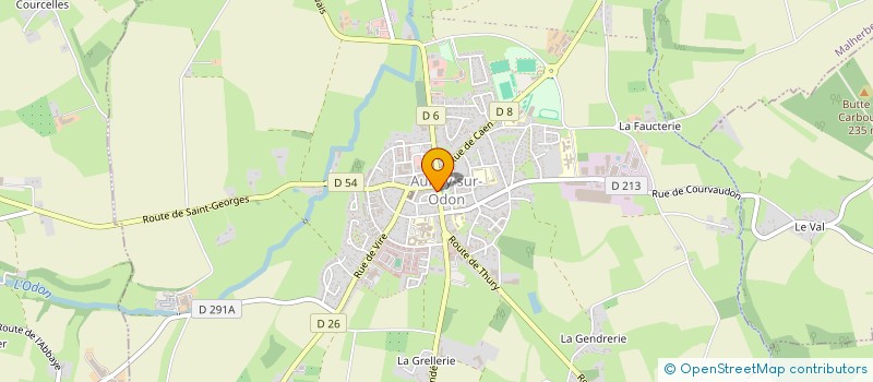 localisation de l'entreprise PHARMACIE ROUELLE à LES MONTS D'AUNAY