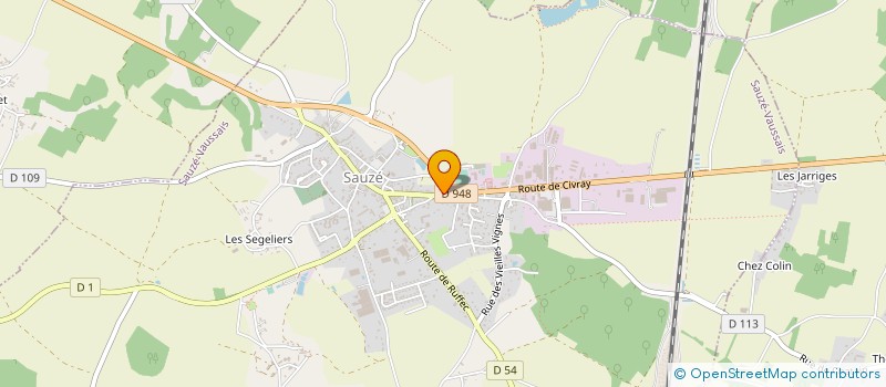 localisation de l'entreprise PHARMACIE ROUTE D'AIGRE  RUFFEC