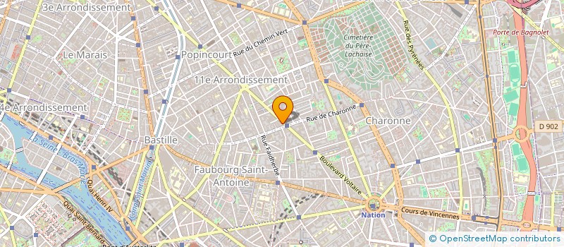 localisation de l'entreprise PHARMACIE SAAL  PARIS