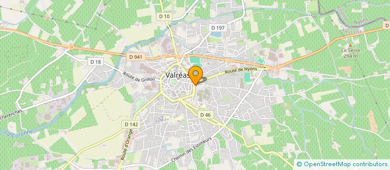 localisation de l'entreprise PHARMACIE SAINT ANTOINE à VALREAS