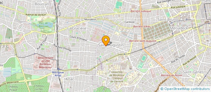localisation de l'entreprise PHARMACIE SAINT AUGUSTIN  BORDEAUX