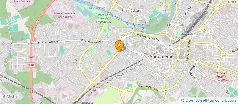localisation de l'entreprise PHARMACIE SAINT-AUSONE à ANGOULEME