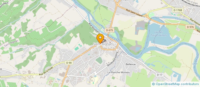 localisation de l'entreprise PHARMACIE SAINT COME  SAINT-AIGNAN