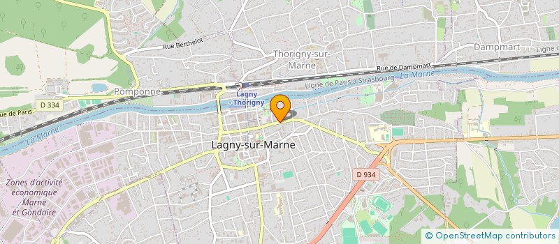 localisation de l'entreprise PHARMACIE SAINT DENIS  LAGNY-SUR-MARNE