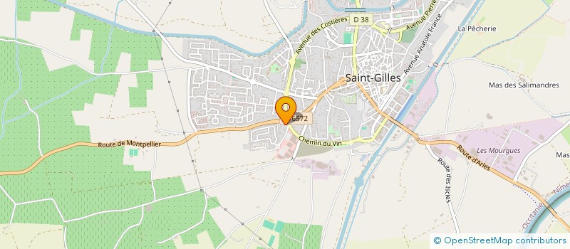 localisation de l'entreprise PHARMACIE SAINT GILLES à SAINT-GILLES