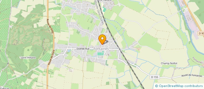 localisation de l'entreprise PHARMACIE SAINT HILAIRE  FONTAINES