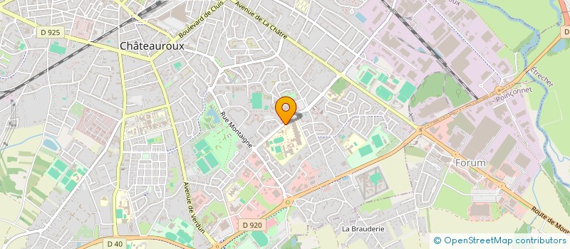 localisation de l'entreprise PHARMACIE SAINT JACQUES à CHATEAUROUX