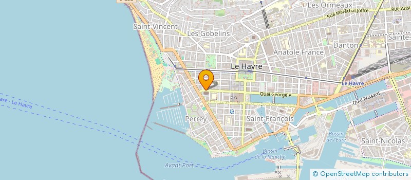 localisation de l'entreprise PHARMACIE SAINT JOSEPH à LE HAVRE