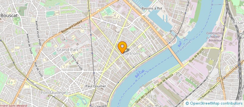 localisation de l'entreprise PHARMACIE SAINT-MARTIAL  BORDEAUX