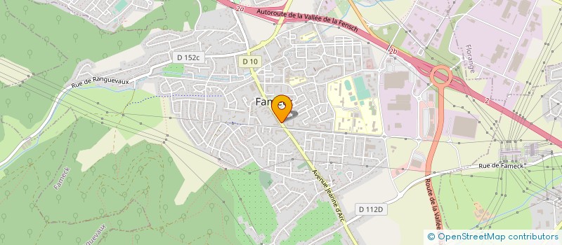 localisation de l'entreprise PHARMACIE SAINT MARTIN - TARTARE à FAMECK