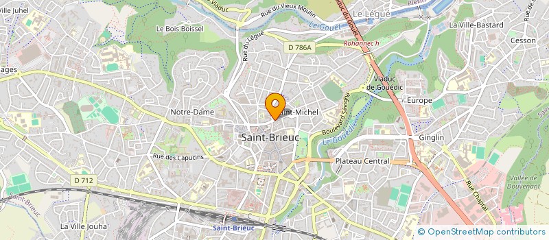 localisation de l'entreprise PHARMACIE SAINT MICHEL à SAINT-BRIEUC