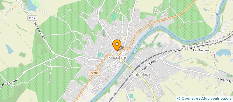 localisation de l'entreprise PHARMACIE SAINT MICHEL  RABASTENS