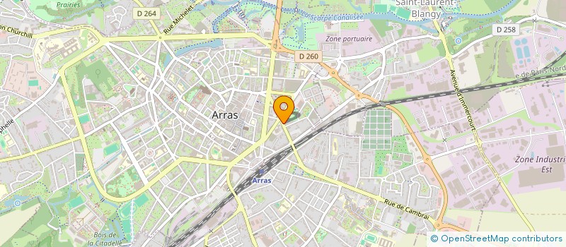 localisation de l'entreprise PHARMACIE SAINT MICHEL à ARRAS