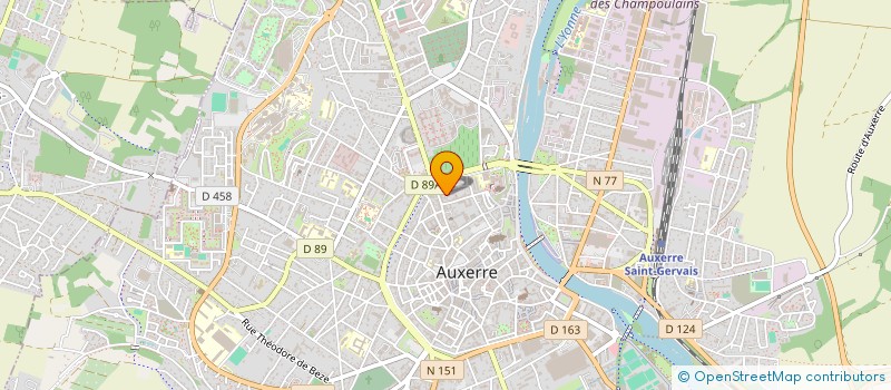 localisation de l'entreprise PHARMACIE SAINT SIMEON  AUXERRE