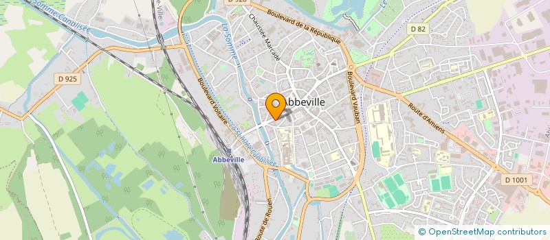 localisation de l'entreprise PHARMACIE SAINT VULFRAN à ABBEVILLE