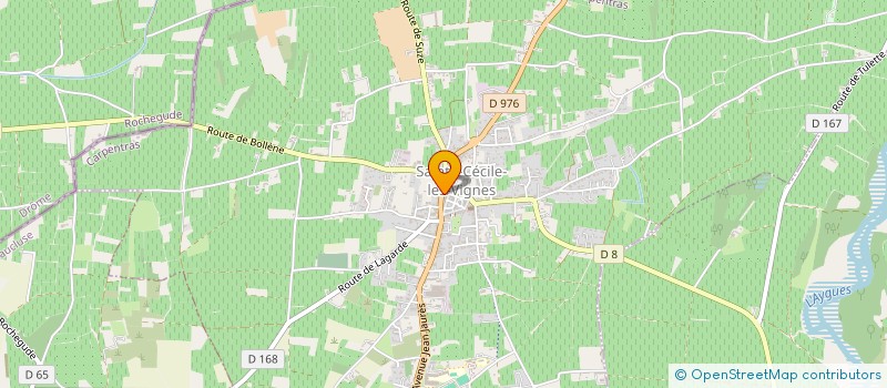 localisation de l'entreprise PHARMACIE SAINTE CECILE LES VIGNES  SAINTE-CECILE-LES-VIGNES