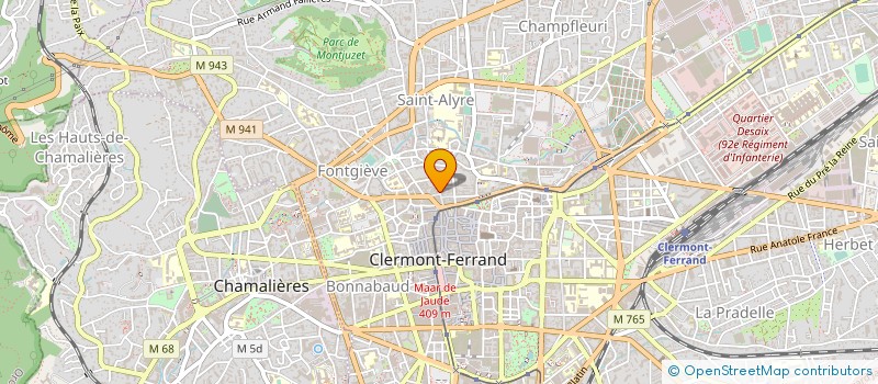 localisation de l'entreprise PHARMACIE SAINTE CLAIRE à CLERMONT-FERRAND