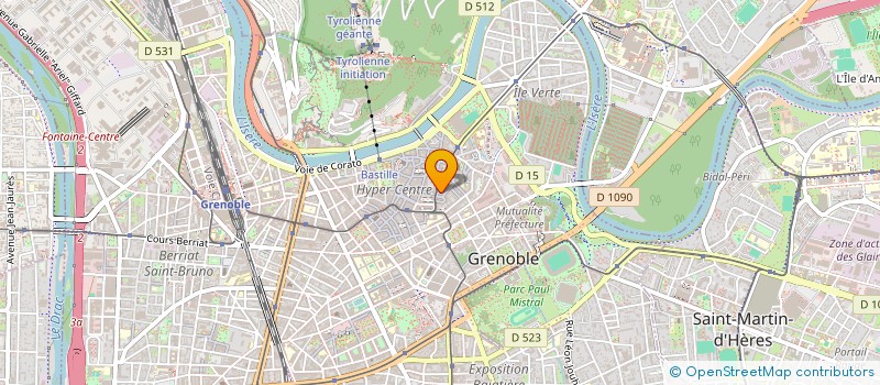 localisation de l'entreprise PHARMACIE SAINTE CLAIRE à GRENOBLE