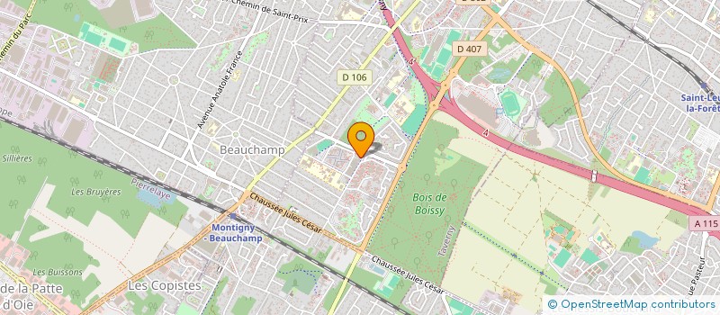 localisation de l'entreprise PHARMACIE SAINTE HONORINE  TAVERNY