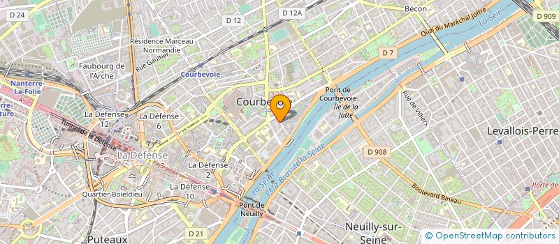 localisation de l'entreprise PHARMACIE SAINTE MARIE à COURBEVOIE