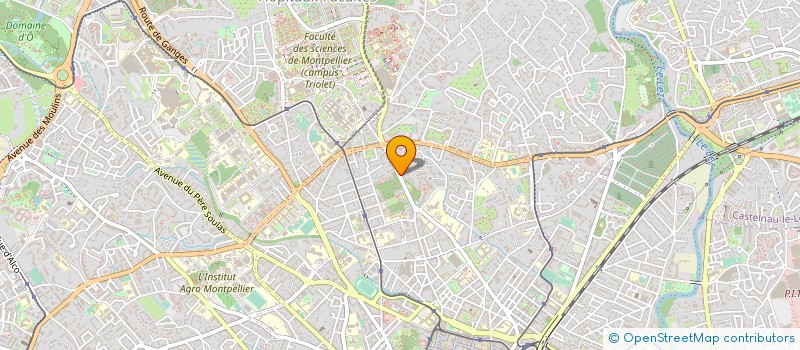 localisation de l'entreprise PHARMACIE SAINTE ODILE SNC à MONTPELLIER