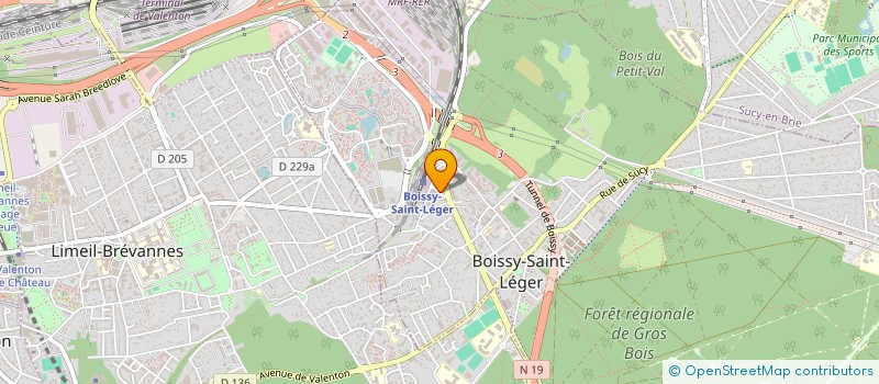 localisation de l'entreprise PHARMACIE SALA ET BOUDIN DANIE à BOISSY-SAINT-LEGER