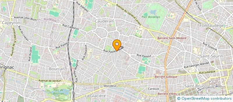 localisation de l'entreprise PHARMACIE SALAVERT à BORDEAUX