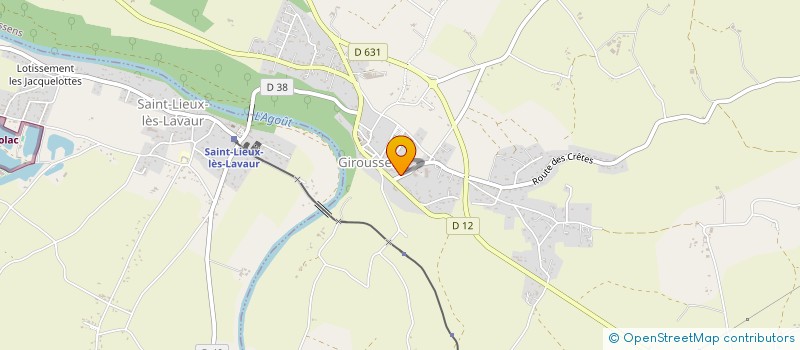 localisation de l'entreprise PHARMACIE SALMON  GIROUSSENS