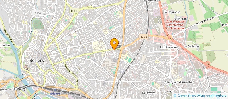 localisation de l'entreprise PHARMACIE SARDA à BEZIERS