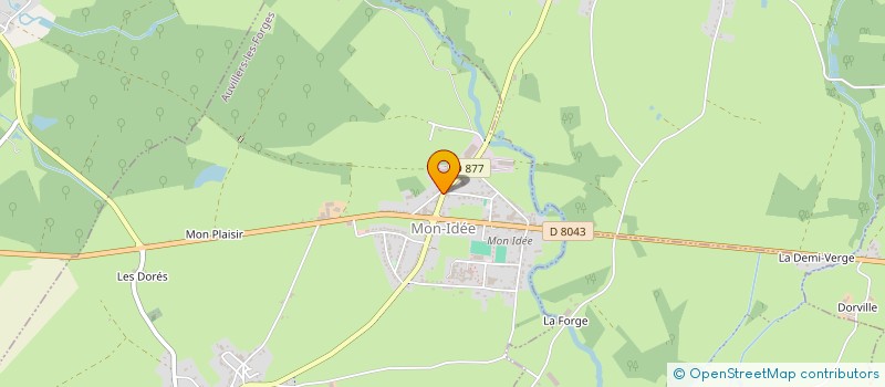 localisation de l'entreprise PHARMACIE SARRA LAIRE CHERICHI  AUVILLERS-LES-FORGES