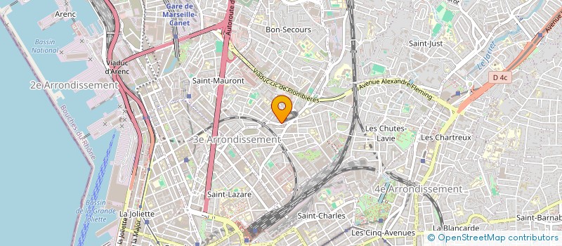 localisation de l'entreprise PHARMACIE SARTORI à MARSEILLE