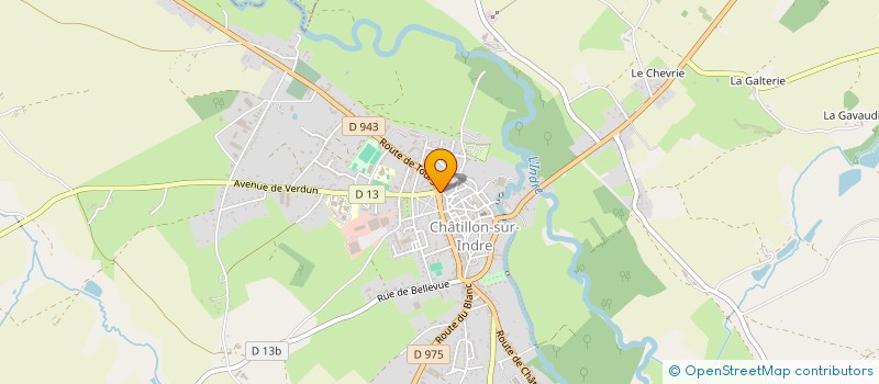 localisation de l'entreprise PHARMACIE SAUDEMON à CHATILLON-SUR-INDRE