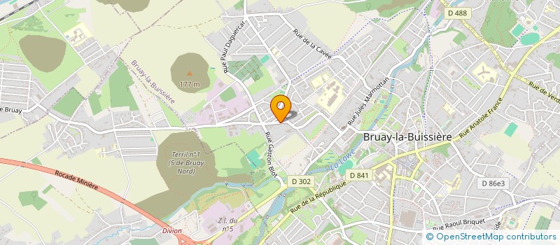 localisation de l'entreprise PHARMACIE SAUVAGE à BRUAY-LA-BUISSIERE