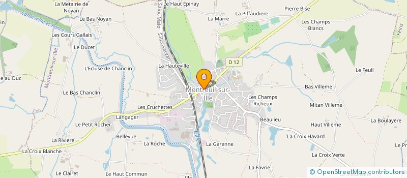 localisation de l'entreprise PHARMACIE SCHNEEGANS - GEORGES  MONTREUIL-SUR-ILLE