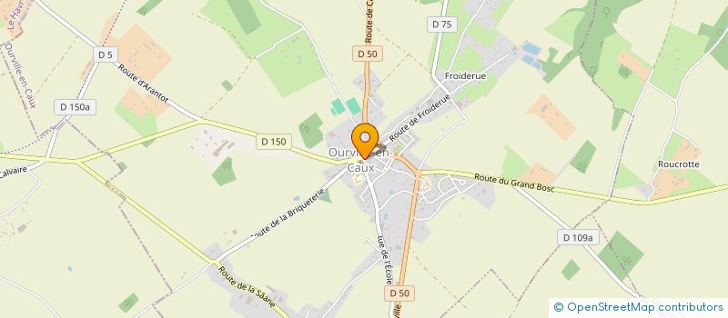 localisation de l'entreprise PHARMACIE SELLE  OURVILLE-EN-CAUX