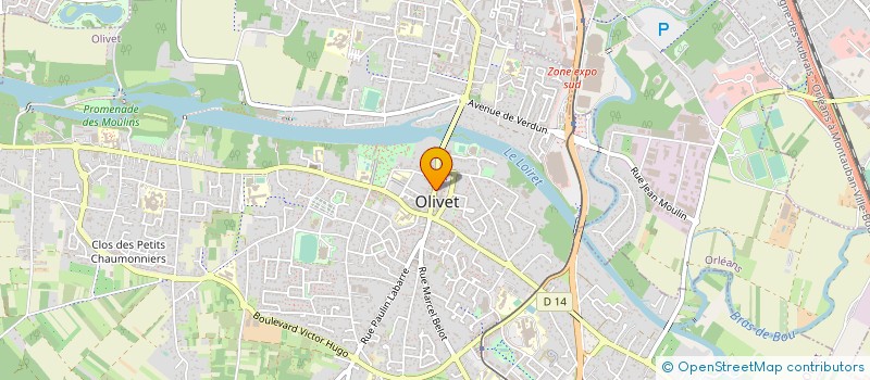 localisation de l'entreprise PHARMACIE SEPTFONDS à OLIVET
