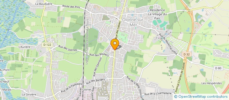 localisation de l'entreprise PHARMACIE SERENG à LES SABLES D'OLONNE