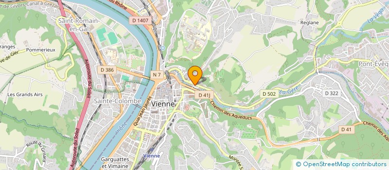 localisation de l'entreprise PHARMACIE SERZIAN à VIENNE